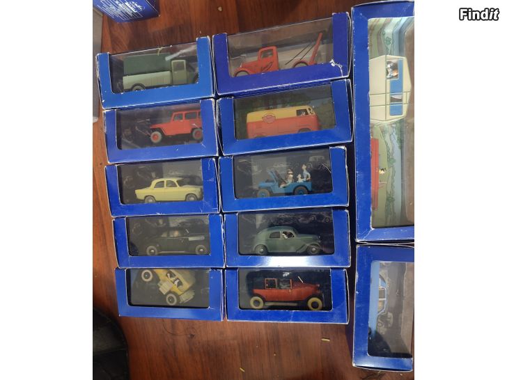 Säljes TinTin keräily autot