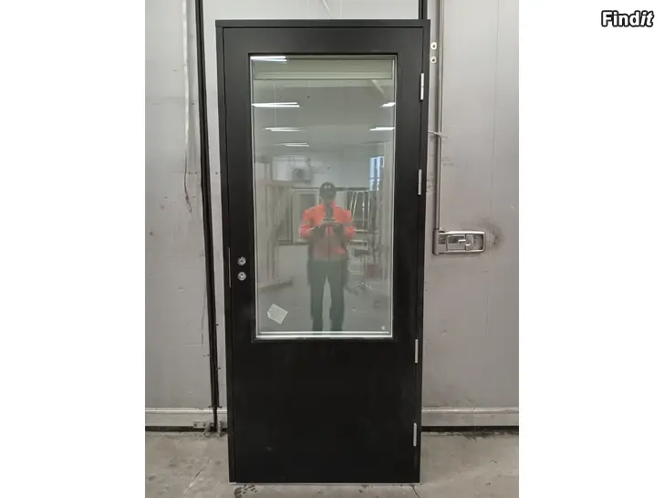 Myydään Brand dörr PO EI30 M16, 990x2290, Höger, Grå/Svart