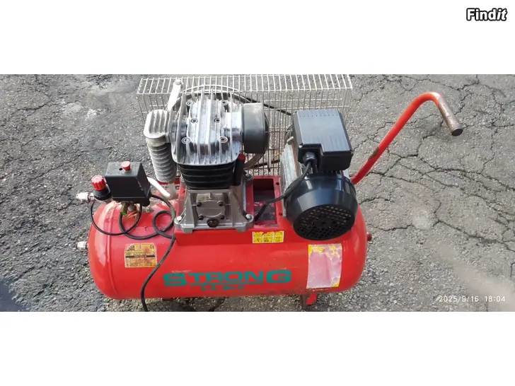 Säljes 2 cyl Kompressor Strongline 230v