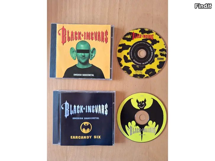 Säljes Black Ingvars cd skivor