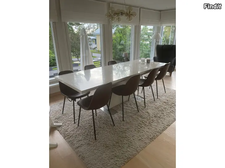 Säljes Köksbord + 8 st designstolar