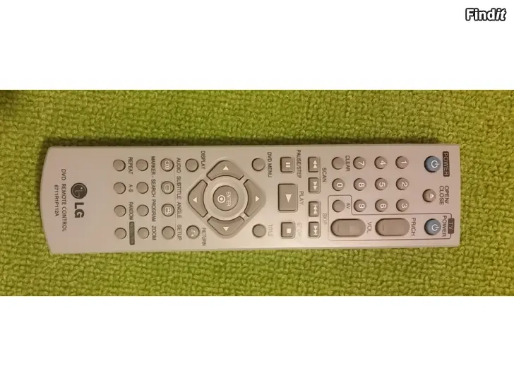 Myydään LG kaukosäädin DVD Remote Control -hinta 4e