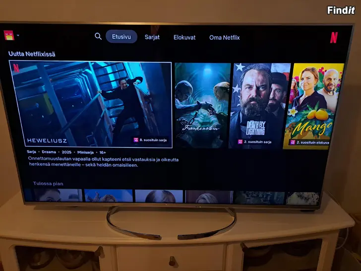Myydään Panasonic 50 tuumainen LED TV.   TYYLIKÄS