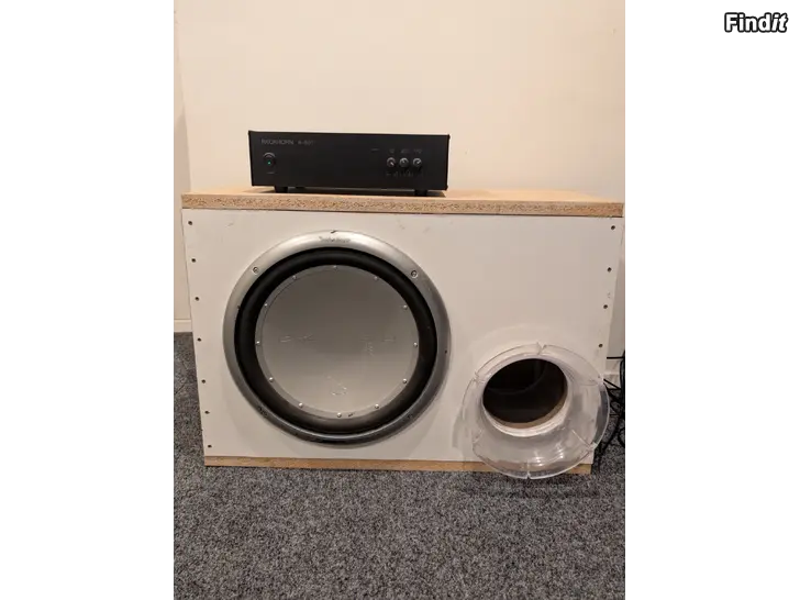 Myydään Reckhorn A-801 subwoofer-vahvistin + 15 Rockford fosgate p3 15 subbari