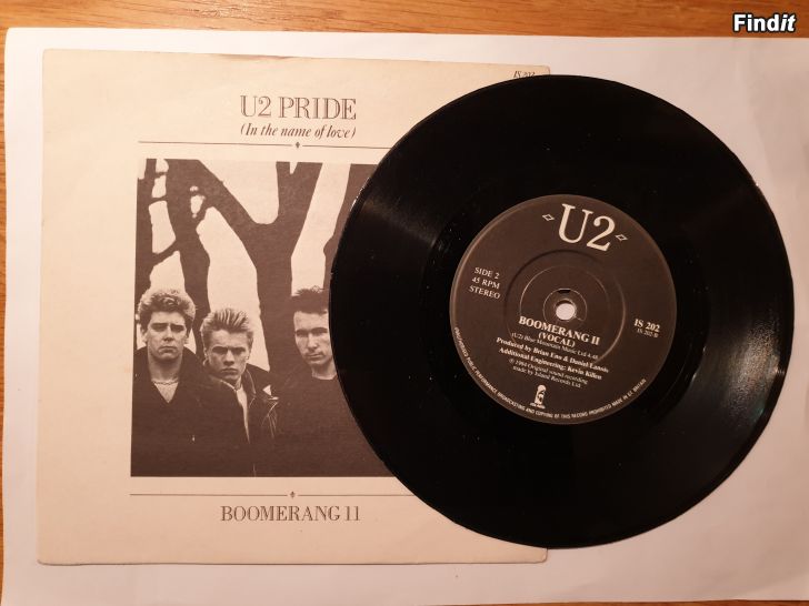 Säljes U2, Pride. Vinyl Singel