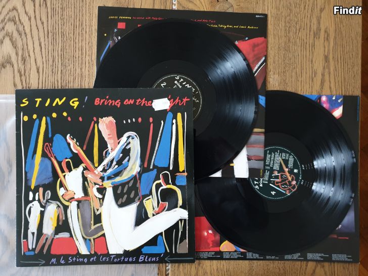 Säljes Sting, Bring on the night. Vinyl 2LP
