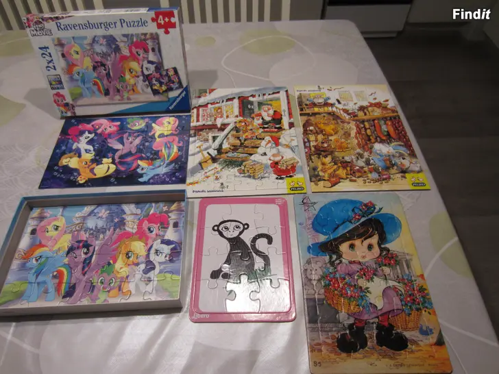 Säljes Mauri Kunnaksen ym palapelejä,kaikki kerralla myyntiin