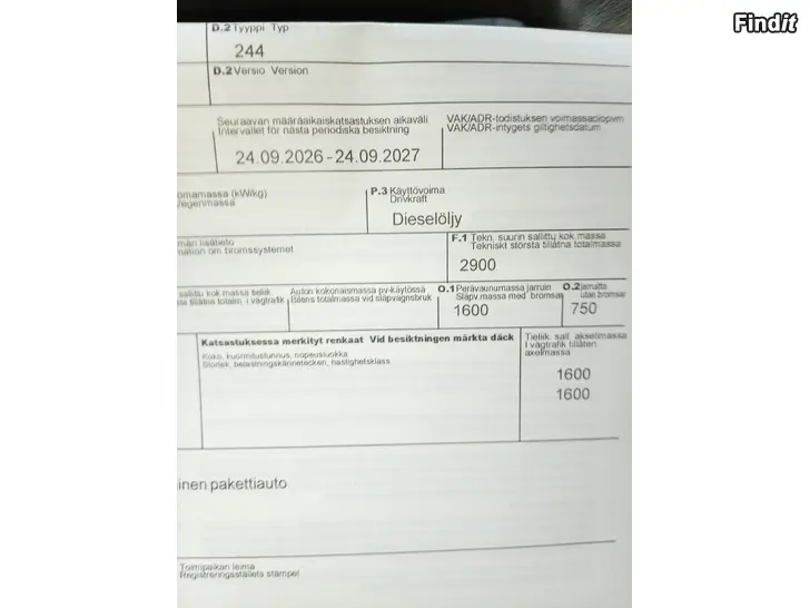 Myydään Fiat Ducato