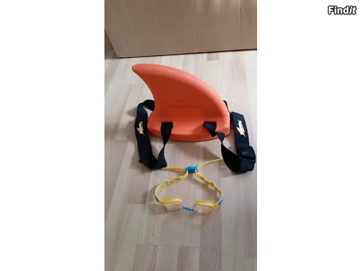 Myydään Swimfin haineväkelluke ja Speedo uimalasit  -14e