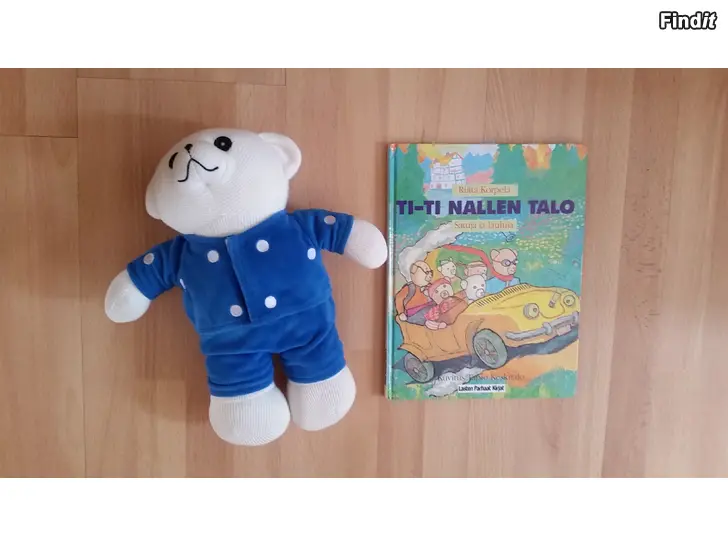 Myydään TiTi Nalle ja Ti-Ti Nallen talo kirja -hinta 12e