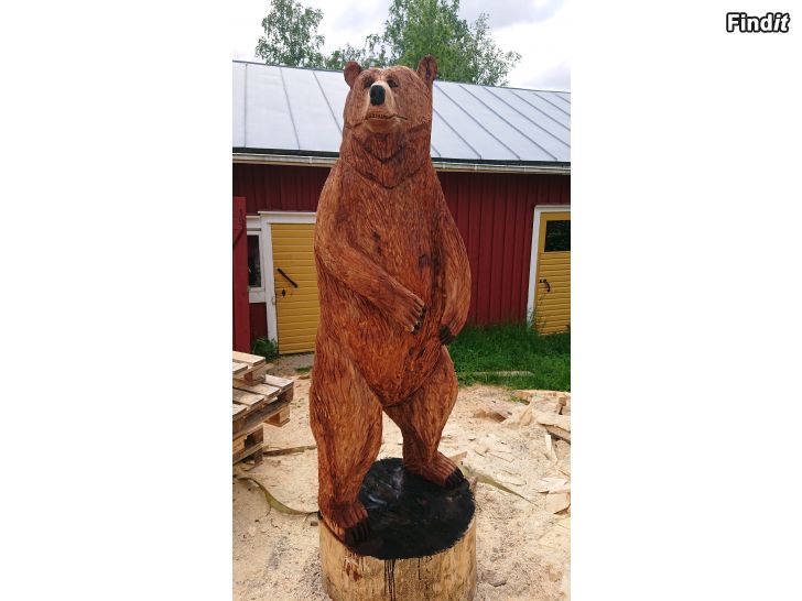 Säljes Björn skulptur