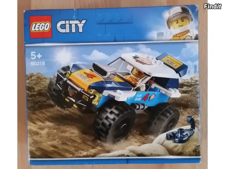 Säljes Lego City 60218 Aavikkoralliauto  -hinta 12e