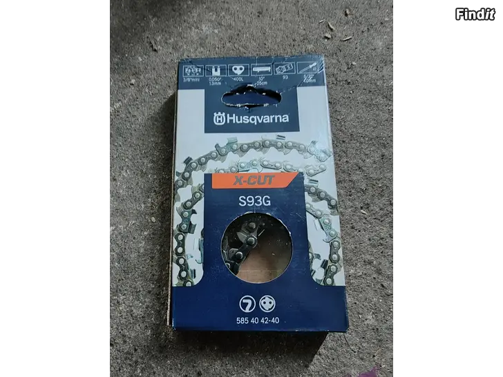 Myydään Uusi Husqvarna teräketju 1.3 mm 10 tuuma