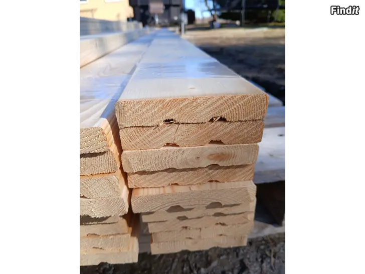 Myydään 0,89e/m höylätty lauta 18x95 puuvalmis talouslaatu
