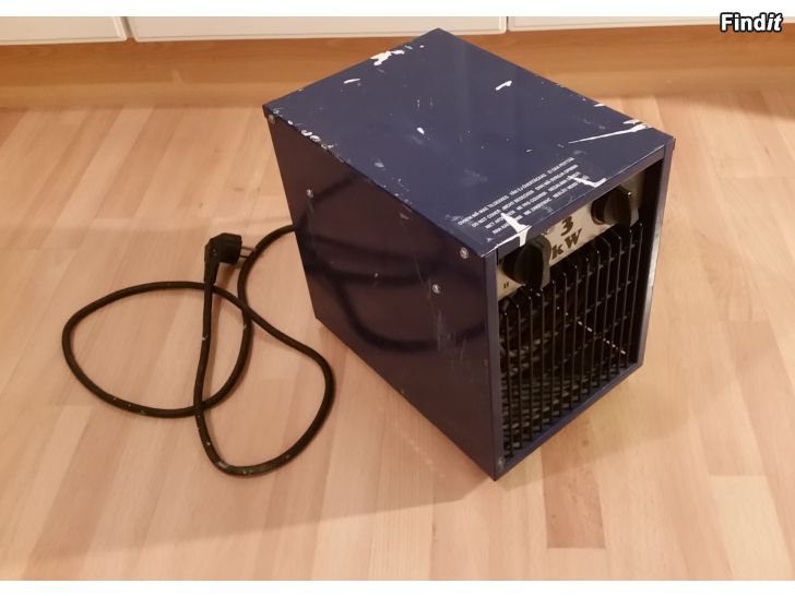 Myydään Lämmitin 3kW 230Volt 30e
