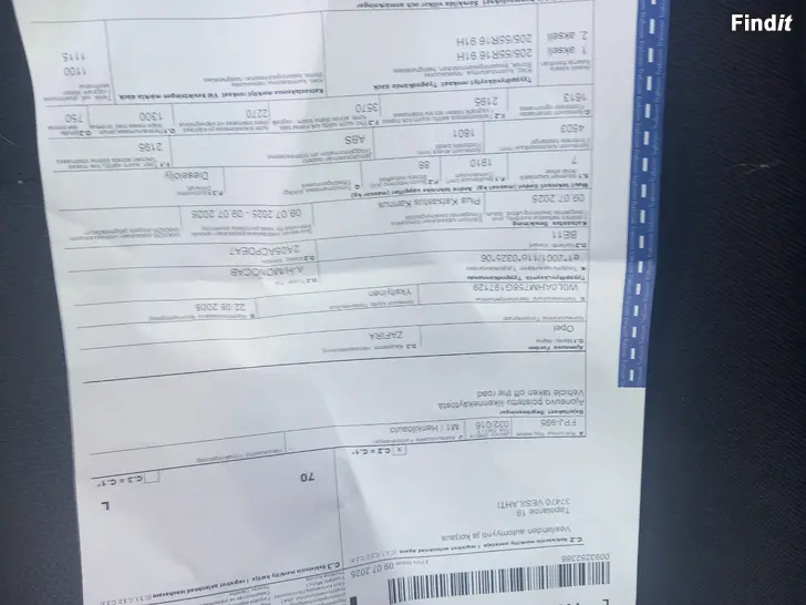 Myydään Opel zafira ny besiktat 7 säten 1.9opc