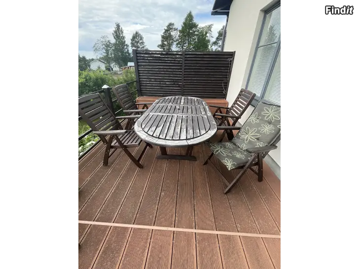 Säljes Begagnat trädgårdsmöblemang