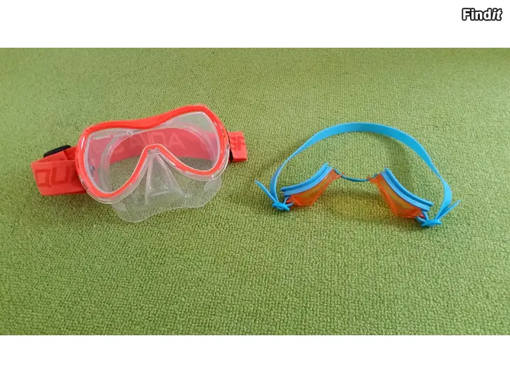 Myydään Speed Aqua sukellusnaamari ja Speedo uimalasit -hinta 10e