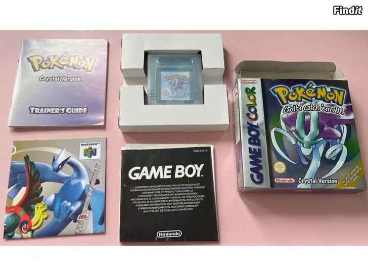 Myydään Pokemon Crystal CIB