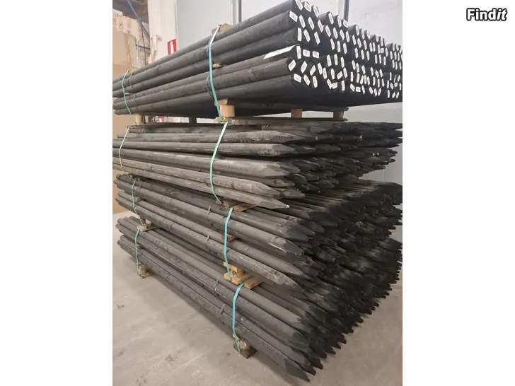 Säljes Rund trästolpe / stödpåle, 50mm, 2m