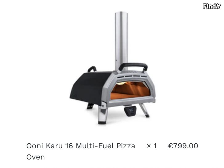 Myydään Säljes Oooni Karu 16 Multi-Fuel Pizza ugn