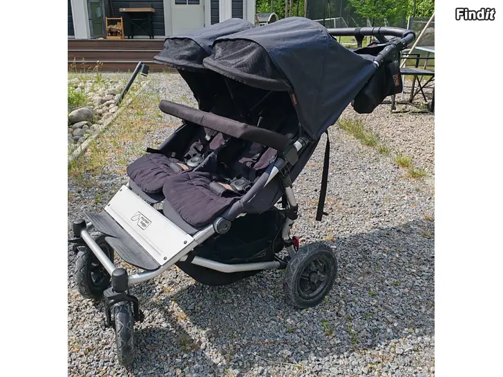 Säljes Mountain buggy duet syskonvagn