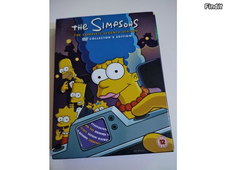 Myydään Simpsonit 7 tuotantokausi dvd