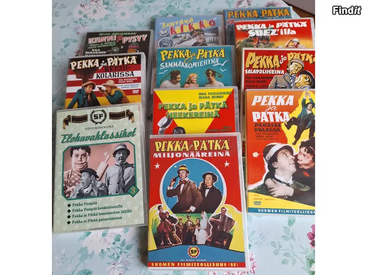 Säljes PEKKA JA PÄTKÄ dvd.t
