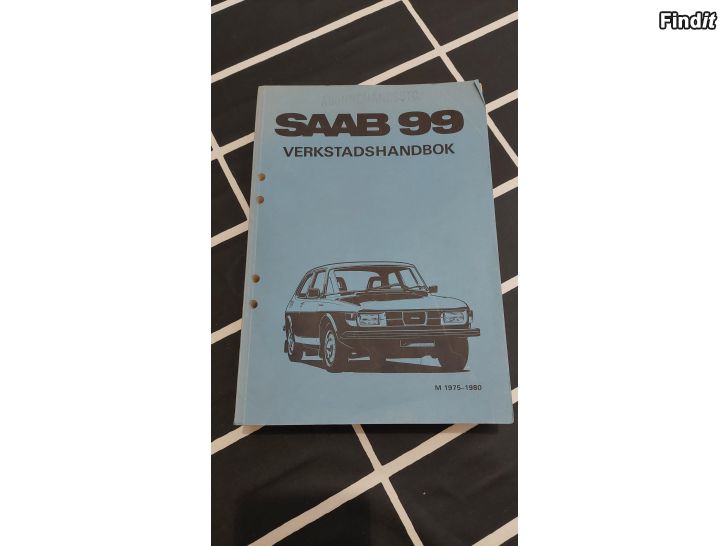 Myydään Saab 99 Verkstadshandbok 1975-80