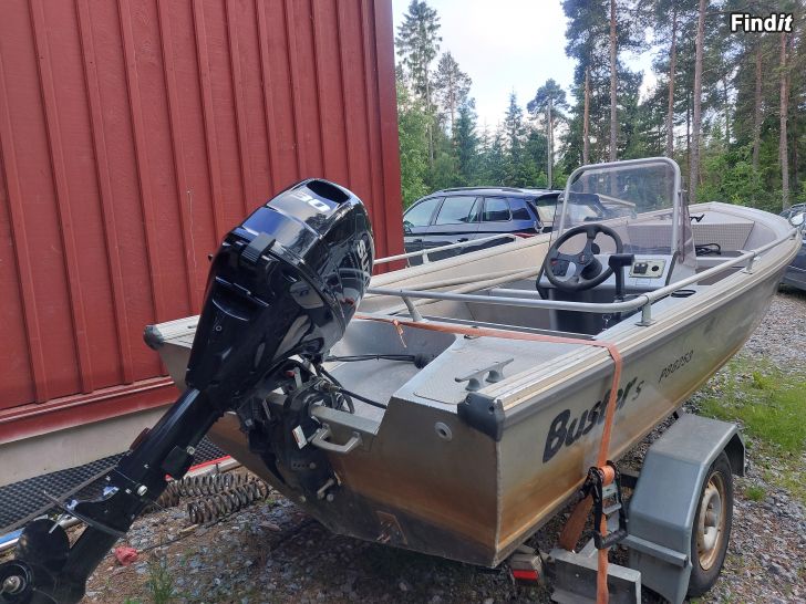 Säljes Buster S 2007 + Suzuki 30hk 2023