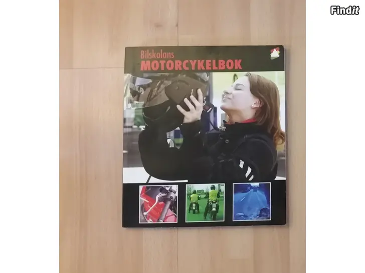 Myydään Bilskolans motorcykelbok  -pris 10e