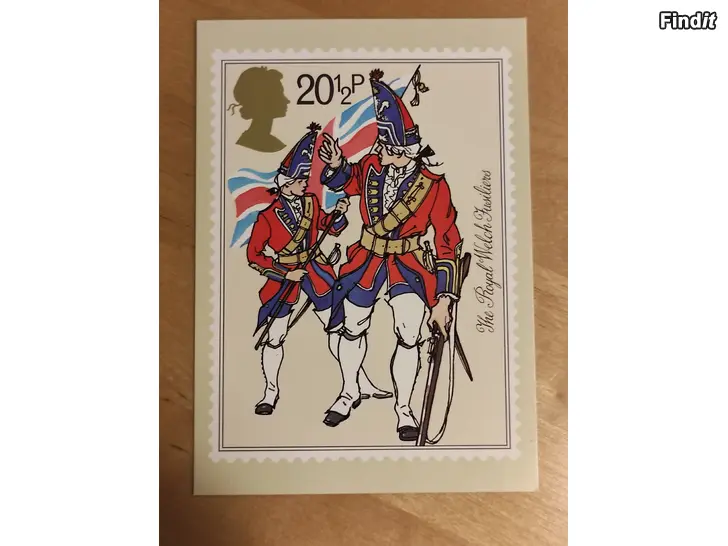 Säljes Postikortti, postimerkistä The British Army, The Royal Welch Fusiliers