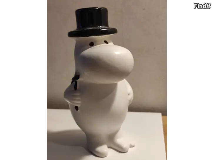 Myydään Muumifiguuri Muumipappa 2008-2012 Tarra. 17 cm