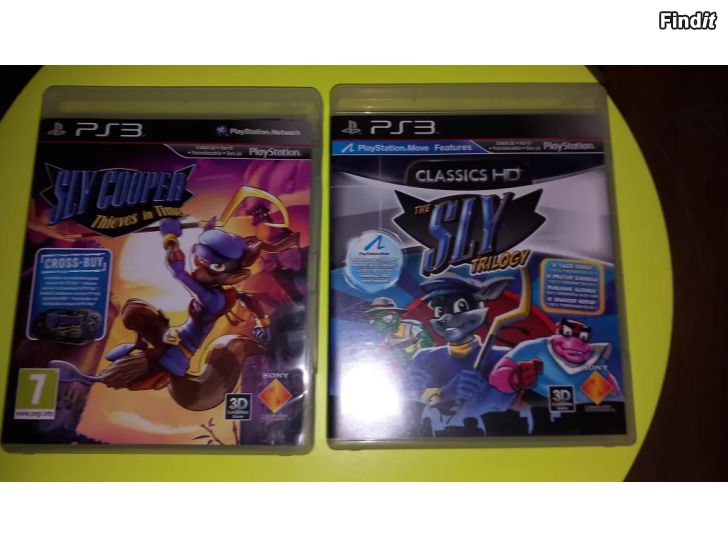 Myydään Sly cooper pelit