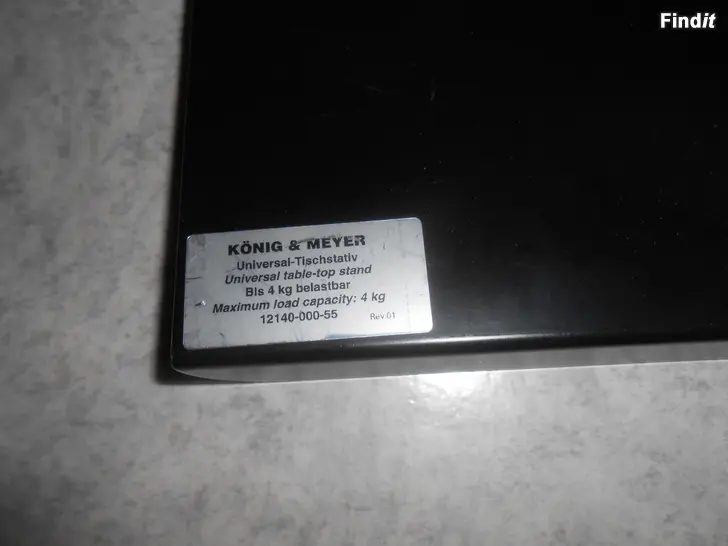 Myydään köning -meyer universal table top stand max paino 4kg