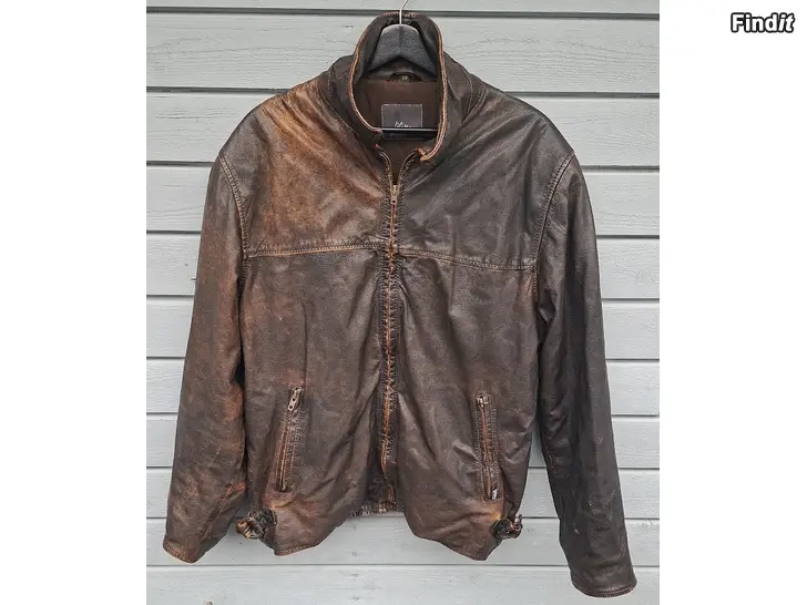 Säljes Äkta vintage läderjacka Jotama Rusty Dusty 1956 storlek 50 / L