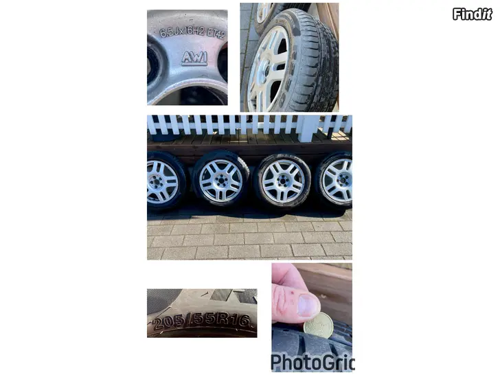 Myydään VW kesärenkaat / alumiinvanteet 16