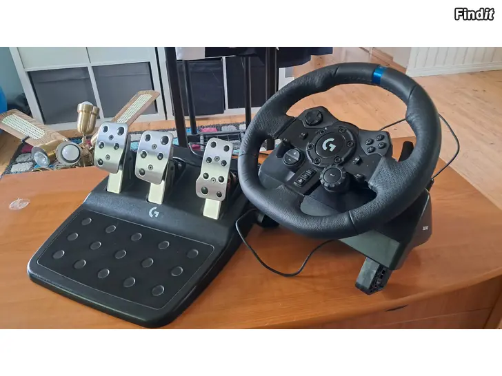 Myydään G923 Racing ratt och pedaler med växelspak