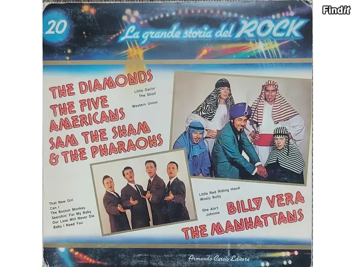 Säljes La Grande Storia Del Rock vinyylisarja