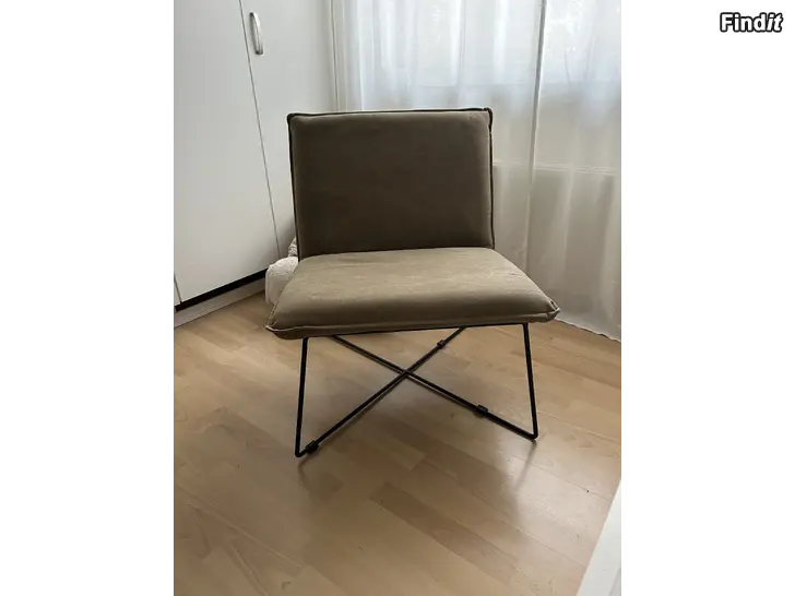 Säljes Brun/beige fåtölj, nyskick