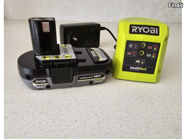 Säljes Ryobi Akku och laddare