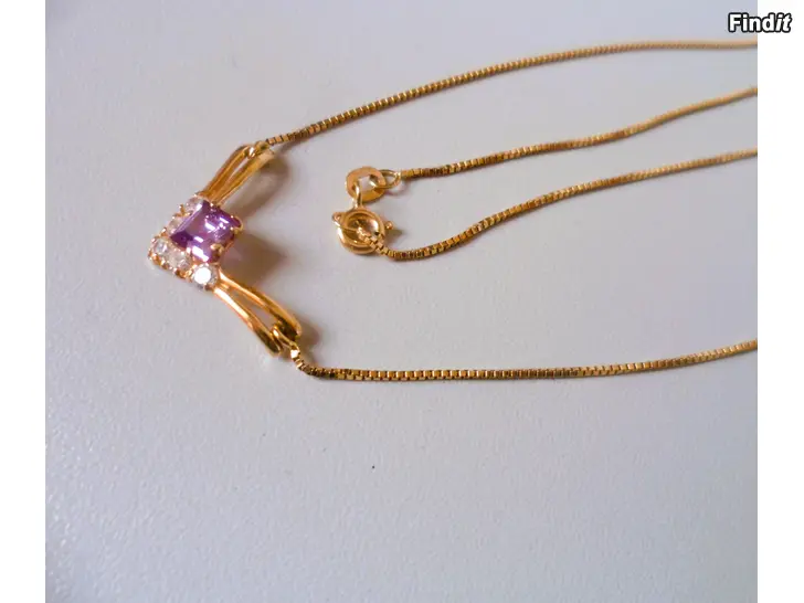Myydään Kivikaulakoru 51cm Kulta 14K Uudenveroinen
