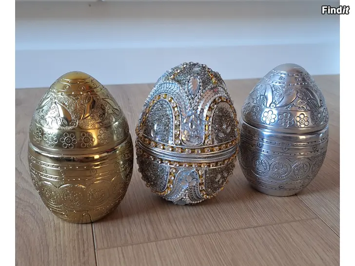 Säljes Indiskas påskägg i metall