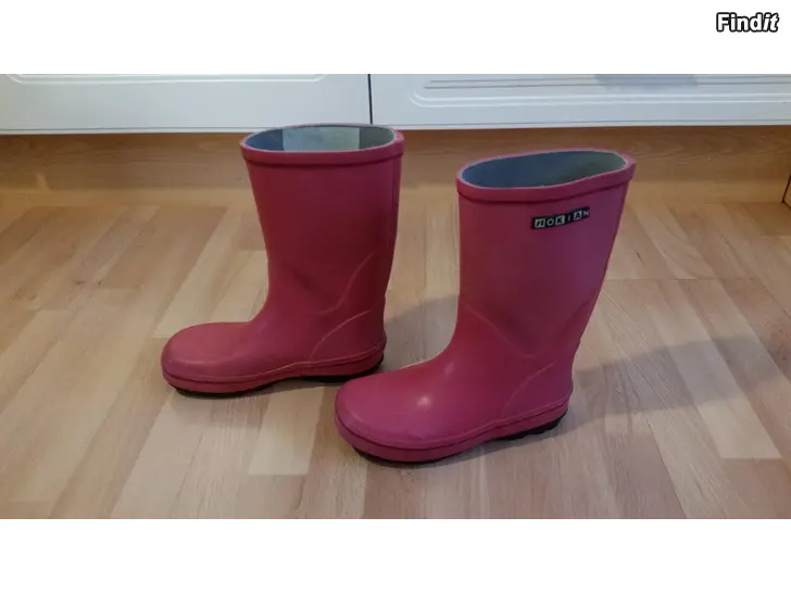 Myydään Nokian kumisaappaat koko30 vaaleanpunainen 10e