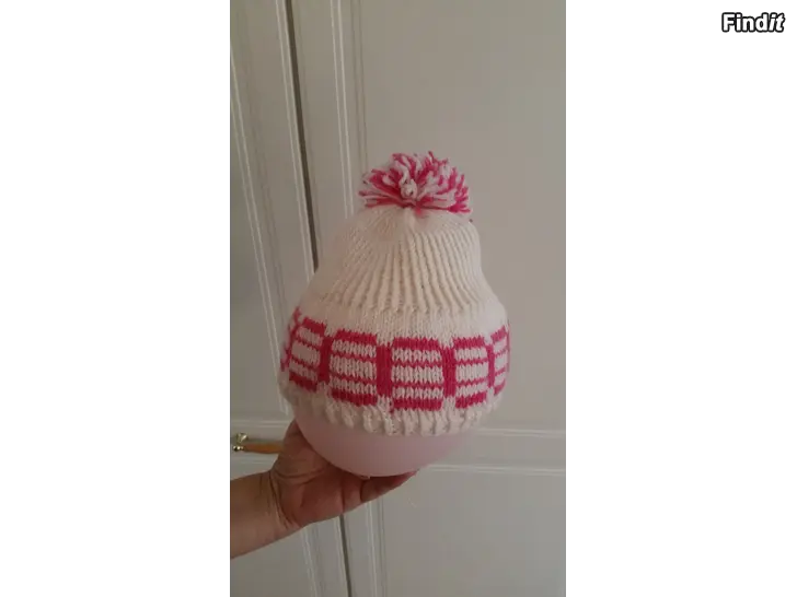 Myydään Tupsupipo DIY valkoinen pinkit koristeet-2e