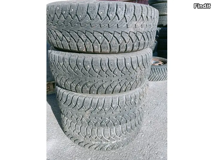 Myydään Nokian nastarenkaat 185/65R14 vanteet 5-114,3 Mazda