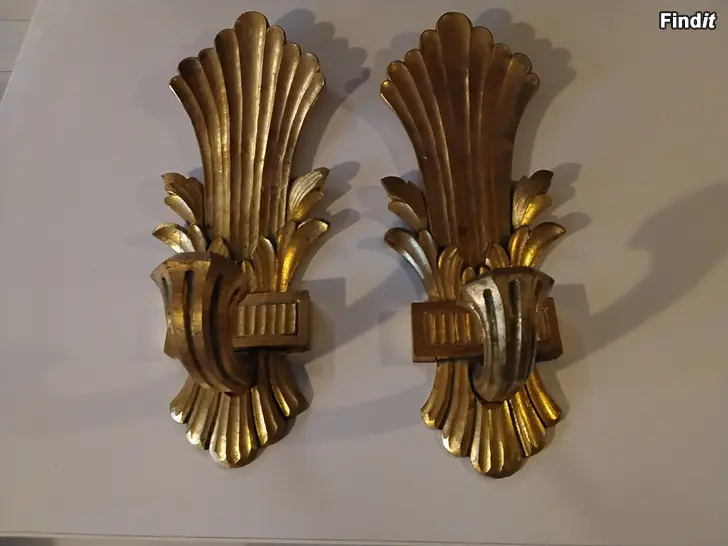 Säljes Ljuslampetter i trä