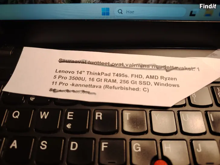 Myydään Kannettava