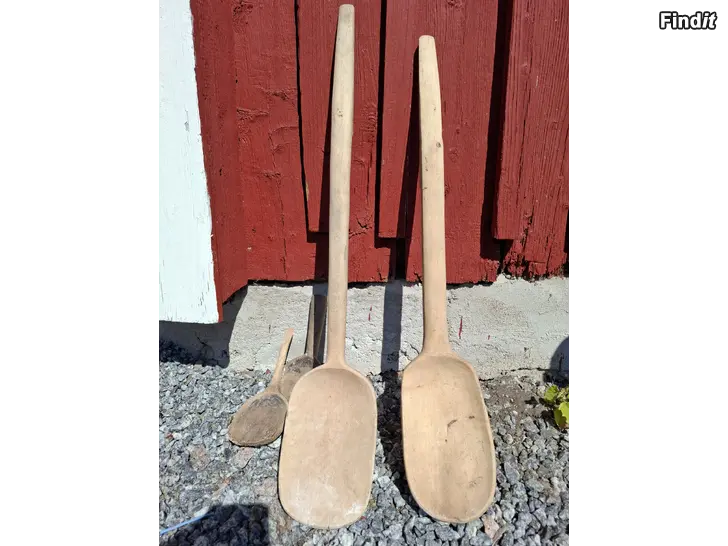 Säljes Gamla träskedar