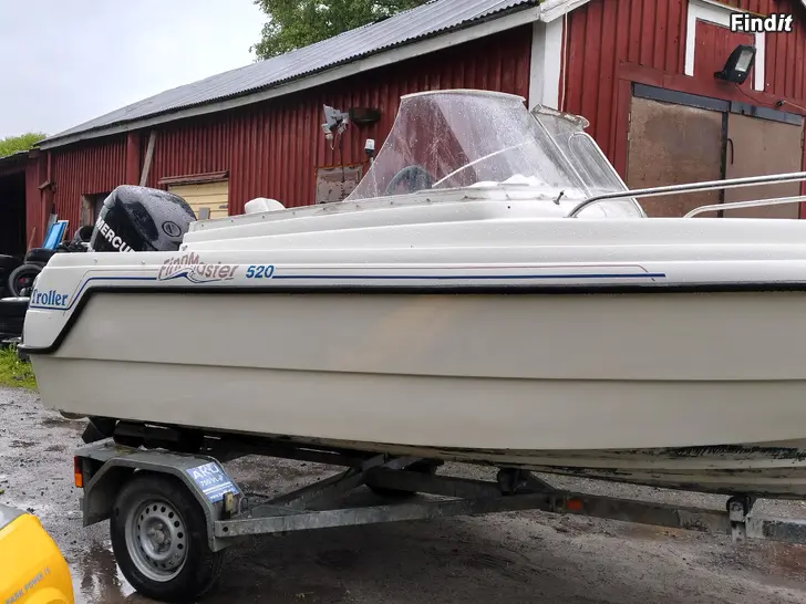 Säljes Finnmaster 520 Troller Mercury Optimax